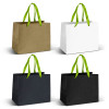 Medium Ribbon Handle Paper Bags Bright Green Ribbon